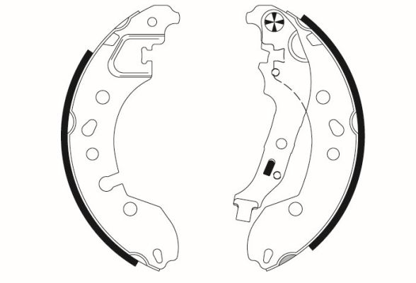 HELLA PAGID Комплект тормозных колодок 8DB 355 022-181